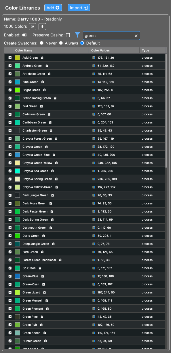 A simple color search