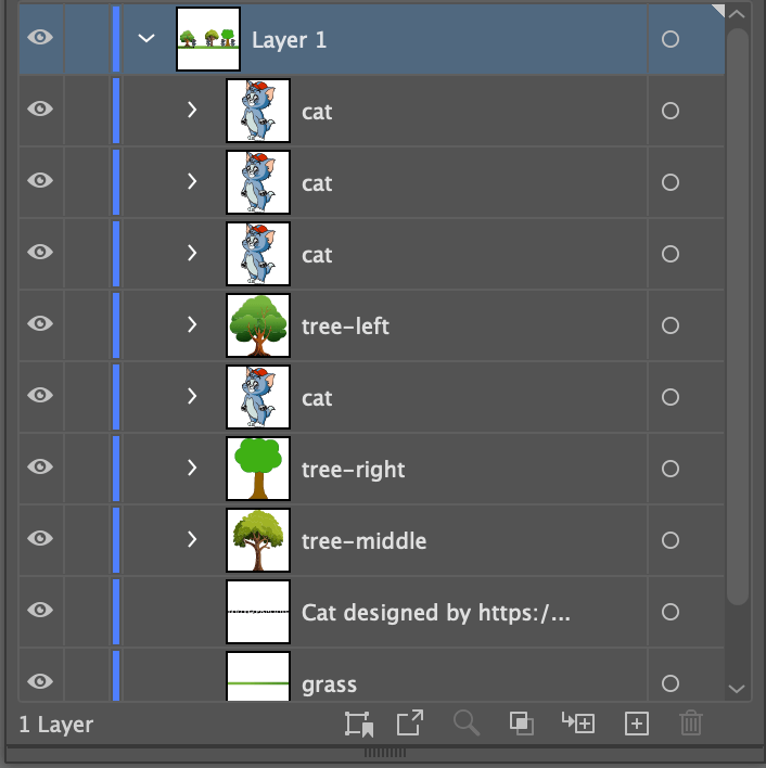 Row 4 - Layer Panel Row 4 - Layer Panel