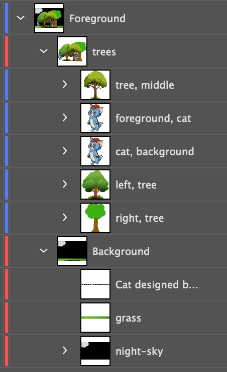 Layers Panel - Row 1